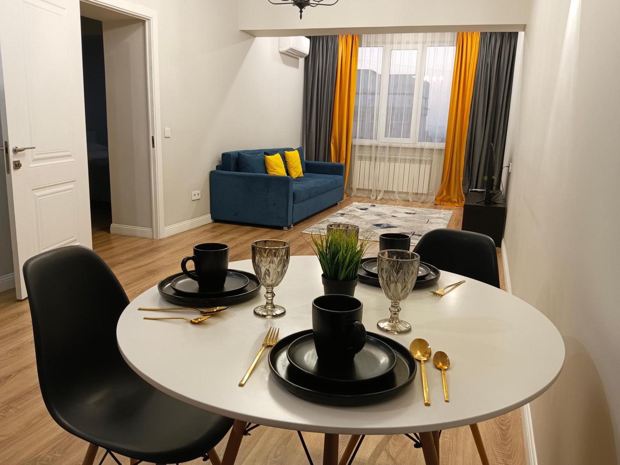 евродвушка на тулебаева Apartment
